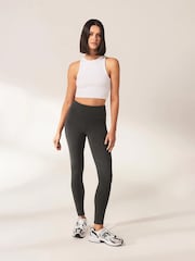LOVALL Grey Lightweight High Waisted Leggings - Image 1 of 5