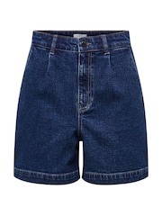 JDY Blue Blue Denim High Waist Shorts - Image 3 of 5