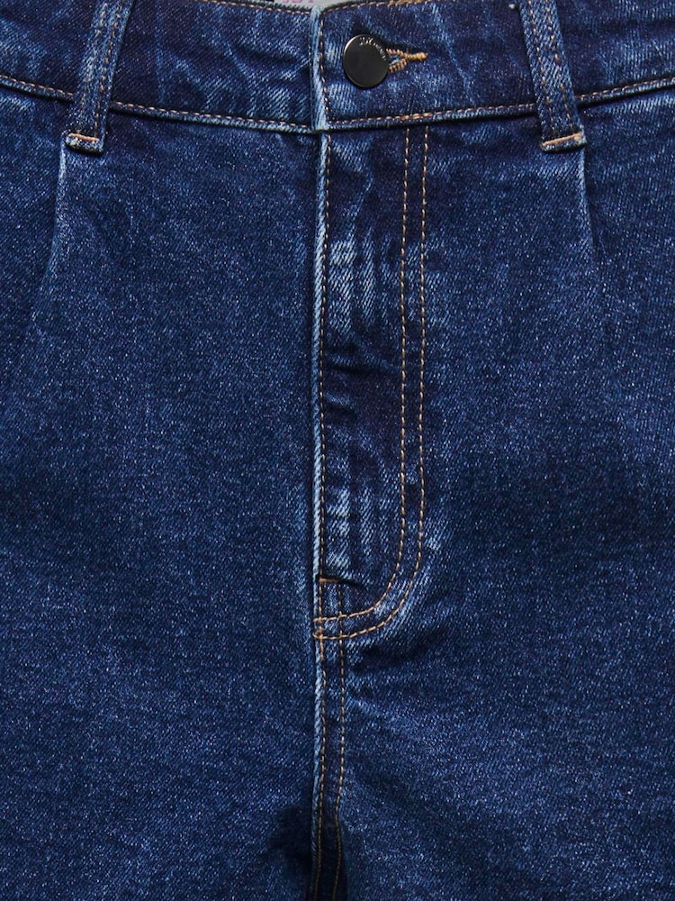 JDY Blue Blue Denim High Waist Shorts - Image 5 of 5 JDY Blue Blue Denim High Waist Shorts - Image 5 of 5