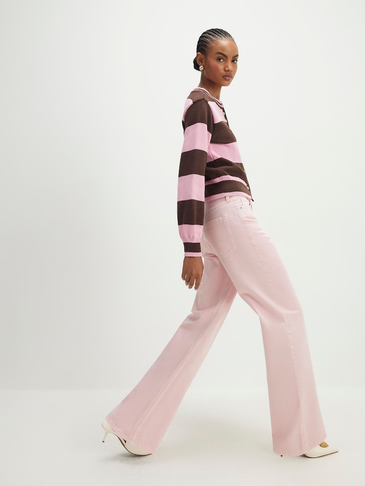 River Island Jeans in Relaxed Straight Fit mit hohem Bund - Bild 2 von 4 River Island Jeans in Relaxed Straight Fit mit hohem Bund - Bild 2 von 4