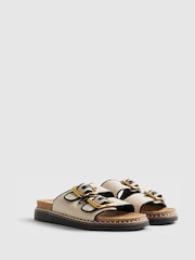 River Island-sandaler med dobbel rem og fotseng - Bilde 3 av 6