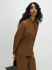 River Island – Blazer ohne Kragen - Bild 1 von 4