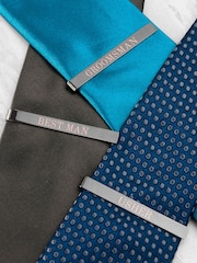 Personalised Groomsmen Tie Clip by Treat Republic - Image 1 of 4