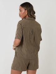 Threadbare Stripe Boxy Fit Top - 圖片 2/4