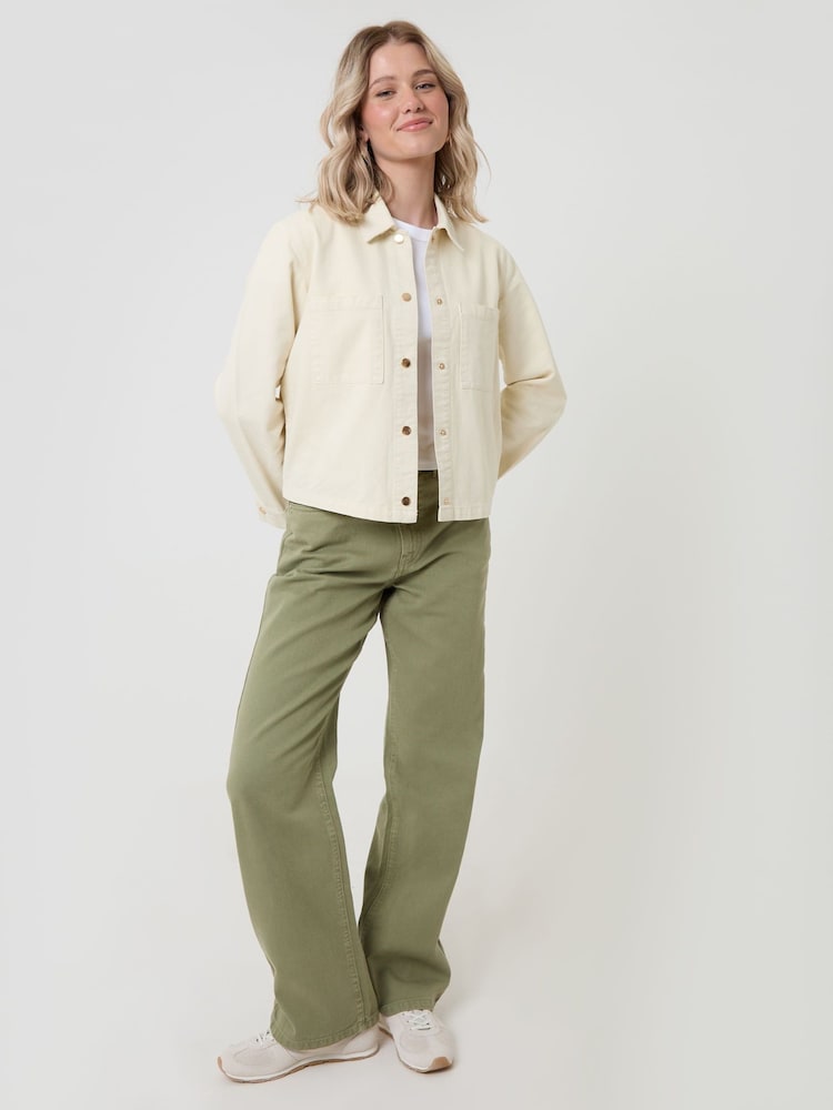 Threadbare Patch Pocket Denim Shacket - Kuva 2 / 4