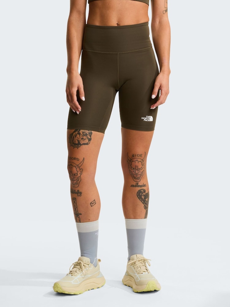 The North Face Green Flex 8Inch Cycling Shorts - Image 1 of 4