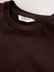 Brown Regular Fit N. Premium SUPIMA® Cotton Crew Neck T-Shirt - Image 2 of 3
