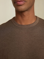 Brown Regular Fit N. Premium SUPIMA® Cotton Crew Neck Long Sleeve T-Shirt - Image 5 of 8