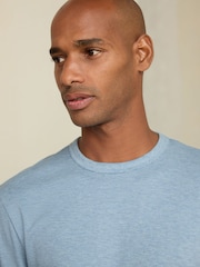 Blue Regular Fit N. Premium SUPIMA® Cotton Crew Neck Long Sleeve T-Shirt - Image 5 of 8