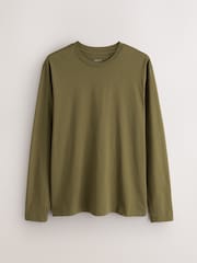 Black/Stone/Green/Red/Blue/Teal Long Sleeve T-Shirts 6 Pack - Image 10 of 15