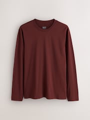 Black/Stone/Green/Red/Blue/Teal Long Sleeve T-Shirts 6 Pack - Image 2 of 15
