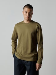 Black/Stone/Green/Red/Blue/Teal Long Sleeve T-Shirts 6 Pack - Image 3 of 15