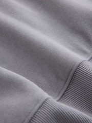 self. Sweatshirt mit halbem Reißverschluss und Kragen - Bild 8 von 9