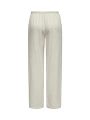 JDY リネンミックス ワイドレッグ タイウエストパンツ - 画像 6 / 6