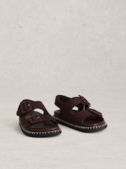 White Stuff Brown Bailey Buckle Sandals - Image 2 of 4