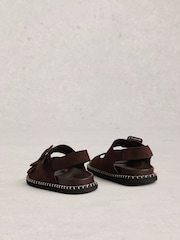 White Stuff Brown Bailey Buckle Sandals - Image 3 of 4