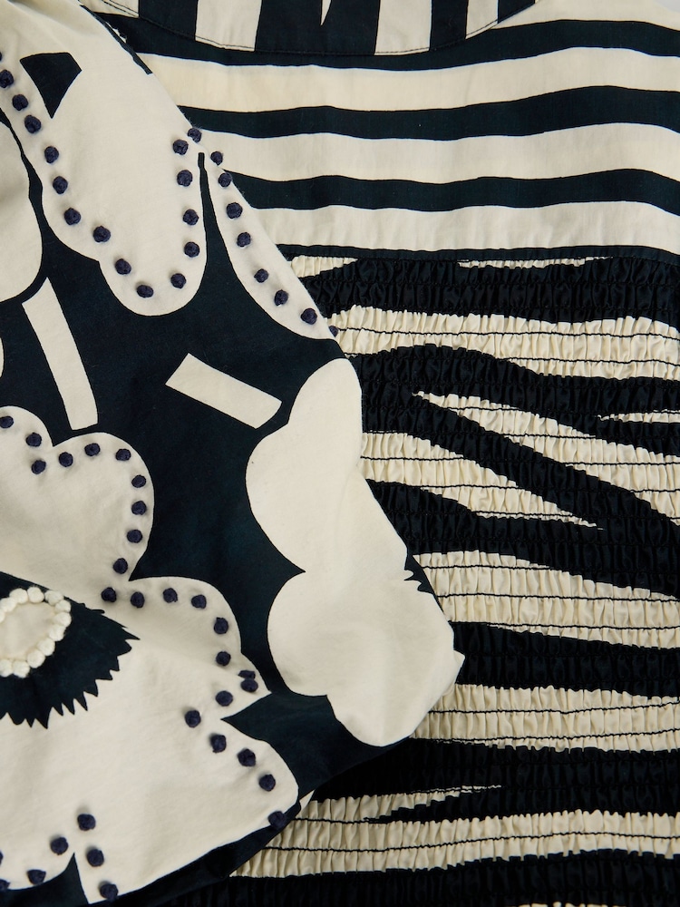 White Stuff Blue Eve Stripe Dress - Image 6 of 6