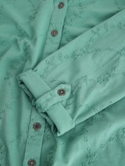 White Stuff Green Annie Broderie Shirt - Image 5 of 6