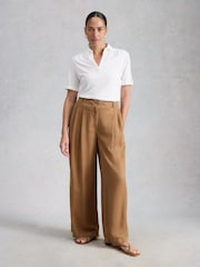 White Stuff White Allie Jersey Shirt - Image 4 of 6