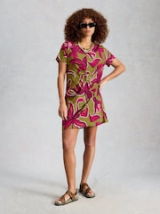 White Stuff Green Milly T-Shirt Dress - Image 1 of 6