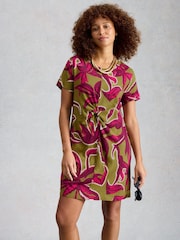 White Stuff Green Milly T-Shirt Dress - Image 3 of 6