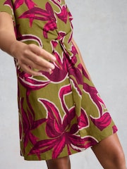 White Stuff Green Milly T-Shirt Dress - Image 4 of 6