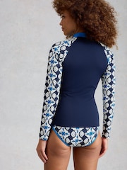 White Stuff Blue Bay Rash Vest - Image 2 of 6