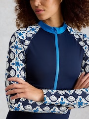 White Stuff Blue Bay Rash Vest - Image 4 of 6