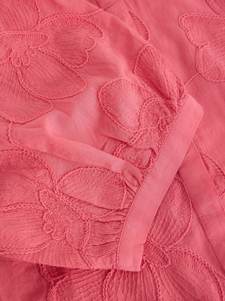 White Stuff Pink Lana Embroidered Top - Image 6 of 6 White Stuff Pink Lana Embroidered Top - Image 6 of 6