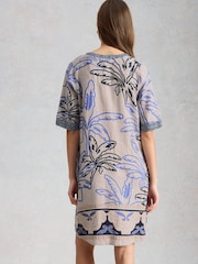 White Stuff White Ash Linen Dress - Image 3 of 6