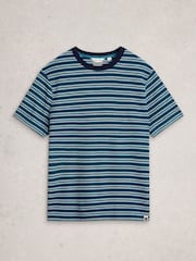 Azul marino - White Stuff Harrington Stripe T-Shirt - Imagen 5 de 6