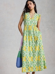 White Stuff Green Lorna Jersey Maxi Dress - Image 1 of 6