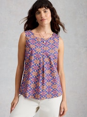 White Stuff Pink Paradise Vest - Image 1 of 6
