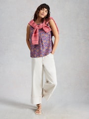 White Stuff Pink Paradise Vest - Image 2 of 6