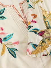 White Stuff White Maeve Embroidered Top - Image 6 of 6