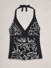White Stuff Black Sunshine Rev Tankini Top - Image 5 of 7