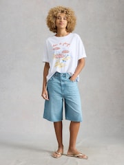 Azul claro - White Stuff Jodi Shorts - Imagen 3 de 6