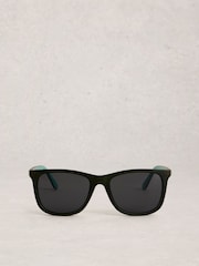 White Stuff Black Wayfarer Sunglasses - Image 1 of 4