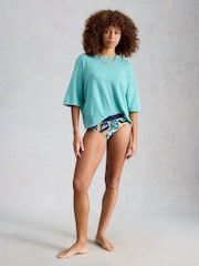 White Stuff Blue Valley Bikini Bottoms - Image 4 of 6