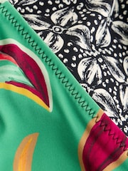 White Stuff Green Sunshine Reversible Bikini Top - Image 5 of 5