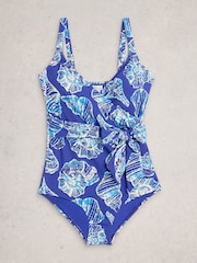 White Stuff Blue Tabitha Swimsuit - Image 5 of 6