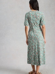 White Stuff Mint Green Megan Jersey Dress - Image 2 of 6