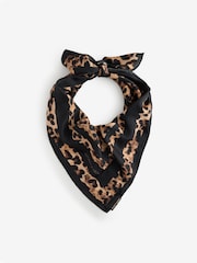 Rockett St George Animal Print Silk Blend Lightweight Scarf - Image 5 of 8
