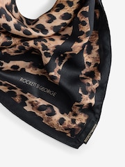 Rockett St George Animal Print Silk Blend Lightweight Scarf - Image 7 of 8