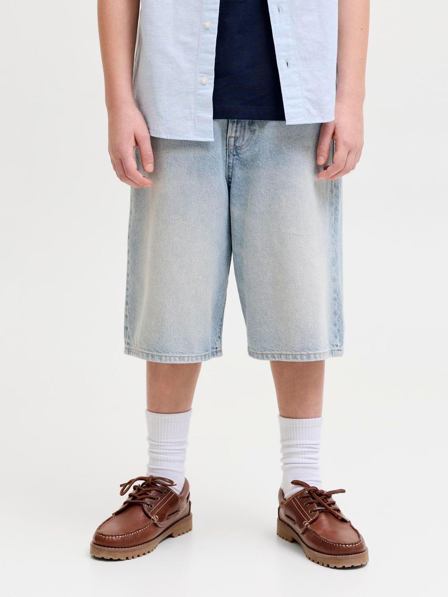 Next：日本 JACK & JONES Junior Ron バギーフィットデニムショート