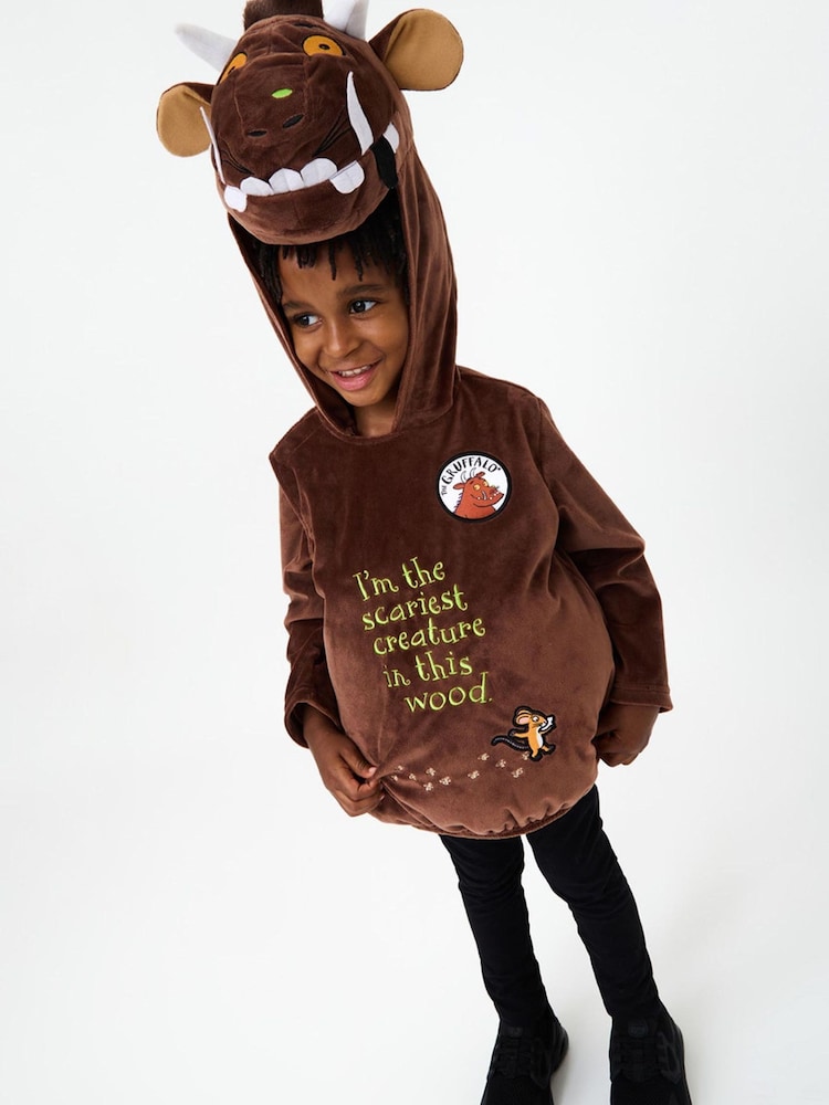 Vanilla Underground Brown Gruffalo & Friends Scariest Creature In This Wood 2 Piece Costume - Image 2 of 5