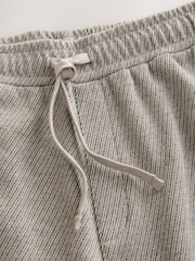 ត្នោត - ខោខ្លី Jersey Stripe ទំហំ 7 អ៊ីញ - រូបភាព 2 នៃ 3