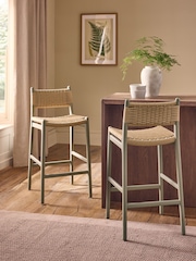 Sage Green Otto Bar Stool - Image 1 of 8