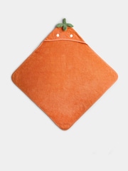 Jojo Maman Bébé Orange Pumpkin Hooded Towel - Image 2 of 4