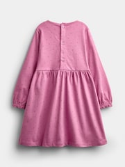 JoJo Maman Bébé Dusky Pink Fairy Fairy And Frog Jersey Dress - Image 2 of 4